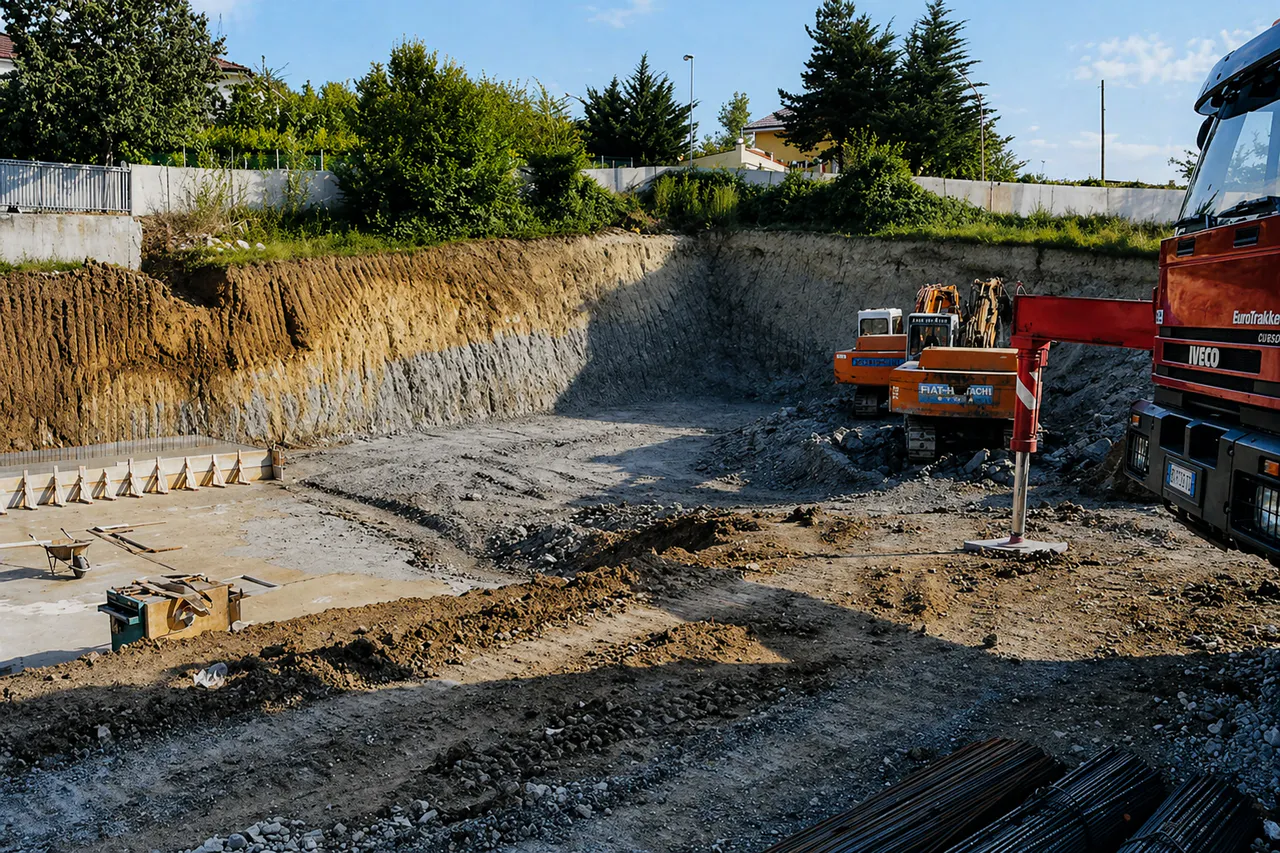 Fondazioni in cemento armato - Potenza